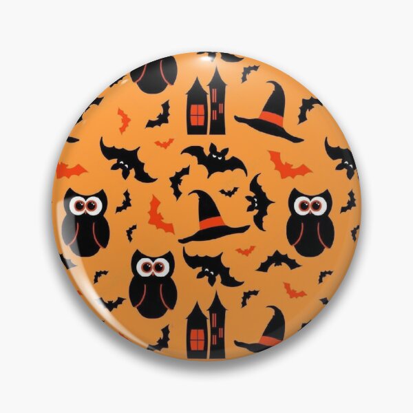 Item preview, halloween scary evil pumpkin funny pumpkin head seamless pattern designed and sold by ketkidesign.