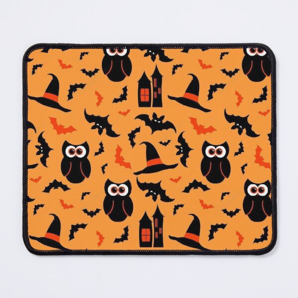 Item preview, halloween scary evil pumpkin funny pumpkin head seamless pattern designed and sold by ketkidesign.