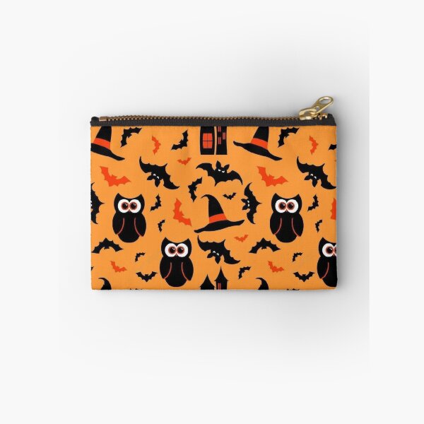 Item preview, halloween scary evil pumpkin funny pumpkin head seamless pattern designed and sold by ketkidesign.