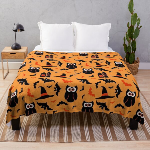 Item preview, halloween scary evil pumpkin funny pumpkin head seamless pattern designed and sold by ketkidesign.