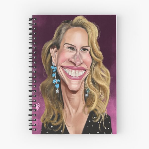 Artikelvorschau, Julia Roberts Karikatur entworfen und verkauft von MarkYoungStudio.