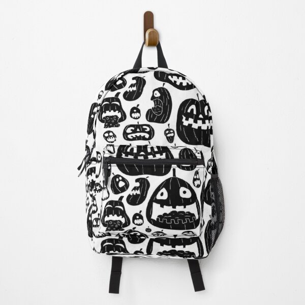 Item preview, halloween scary evil pumpkin funny pumpkin head seamless pattern designed and sold by ketkidesign.