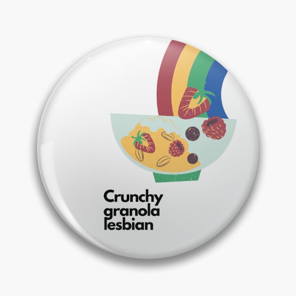 Item preview, Crunchy granola lesbian designed and sold by FemmeDeTale.