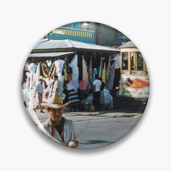 Item preview, 1950s - Street Scene with Traffic and an Ice-Cream vendor from Veracruz, Mexico designed and sold by thatwaslife.