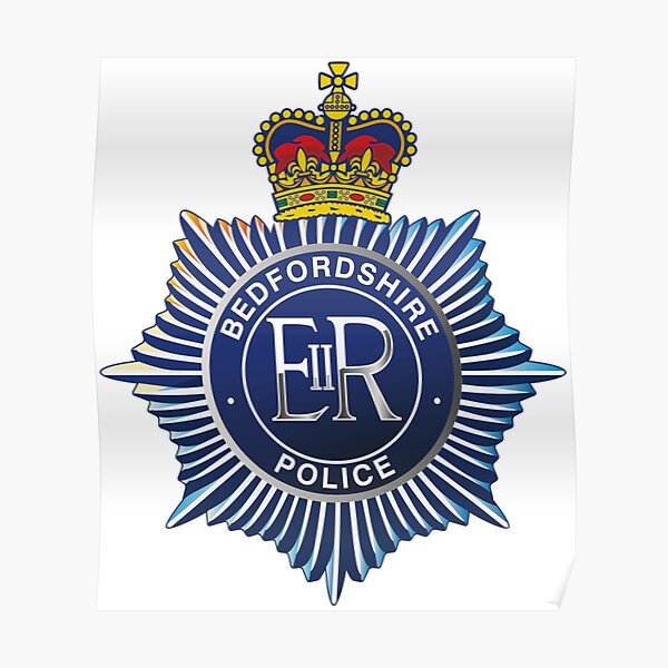 "Badge of Bedfordshire Police" Poster for Sale by Shav Redbubble