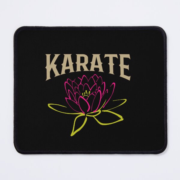 Item preview, Lotus Flower Karate Calligraphy Kanji Design for a Karate Instructor / Karate Beginner - For A Karate Lover designed and sold by TheKarateStore.