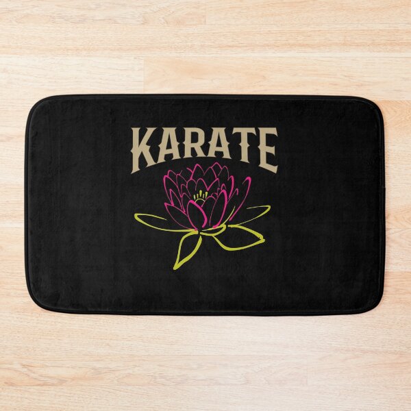 Item preview, Lotus Flower Karate Calligraphy Kanji Design for a Karate Instructor / Karate Beginner - For A Karate Lover designed and sold by TheKarateStore.