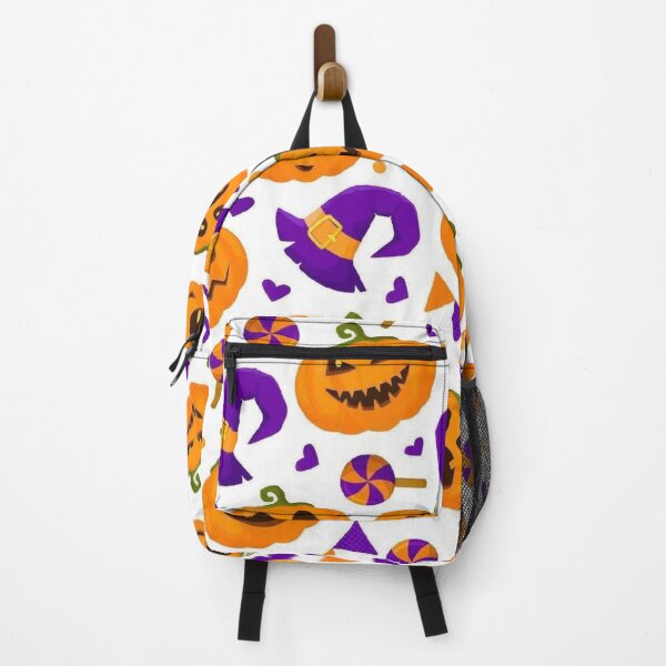 Item preview, halloween scary evil pumpkin funny pumpkin head seamless pattern designed and sold by ketkidesign.