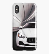 Maserati Ghibli S Q4 luxury car in a tunnel art photo print iPhone Case