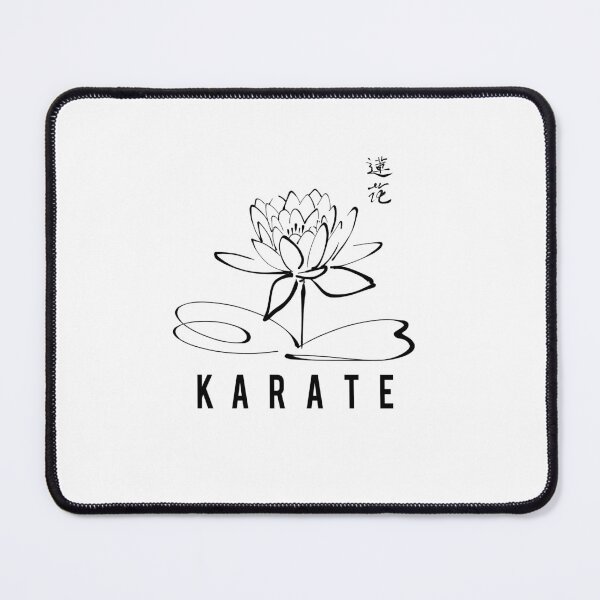 Item preview, Lotus Flower Karate Calligraphy Kanji Design for a Karate Instructor / Karate Beginner - For A Karate Lover designed and sold by TheKarateStore.