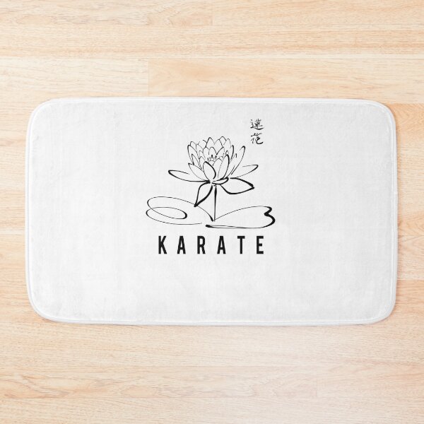Item preview, Lotus Flower Karate Calligraphy Kanji Design for a Karate Instructor / Karate Beginner - For A Karate Lover designed and sold by TheKarateStore.