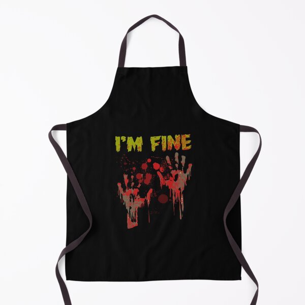 Item preview, Zombie In Graveyard - Im Fine Bloody Hands designed and sold by ImagesDesigns.
