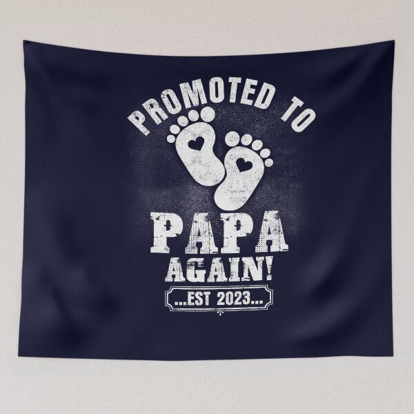 Item preview, Promoted To Papa Again 2023 Dad Again Fathers Day  designed and sold by Simeon	 Dorelus.