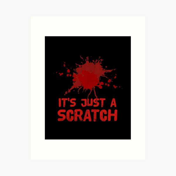 Item preview, Zombie In Graveyard - Its Just A Scratch designed and sold by ImagesDesigns.