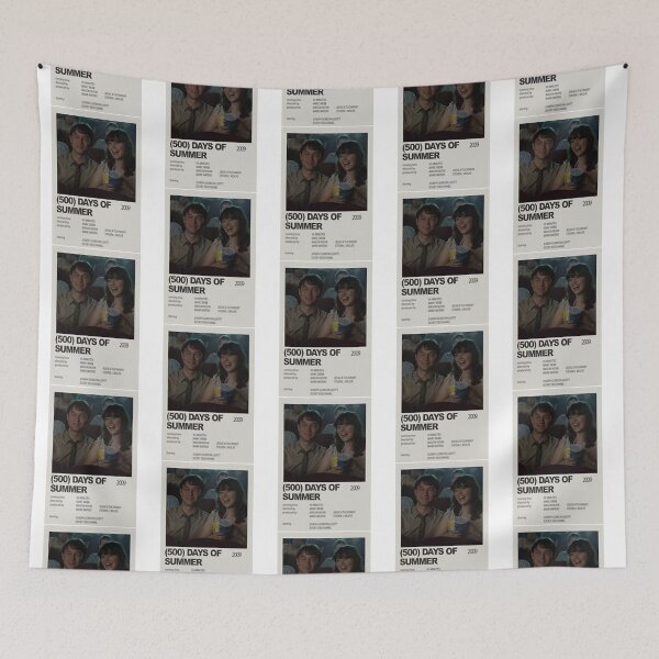 Item preview, (500) days of summer movie poster designed and sold by RioandMeCo.