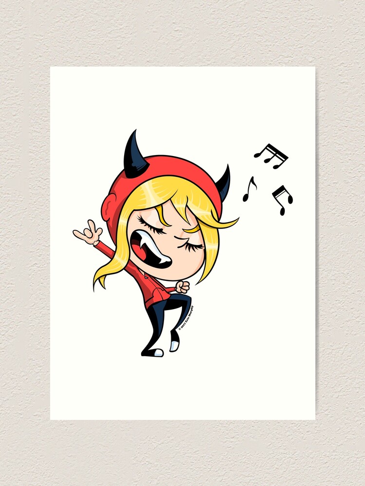 Alternate view of Rock Out with Dottie! Art Print