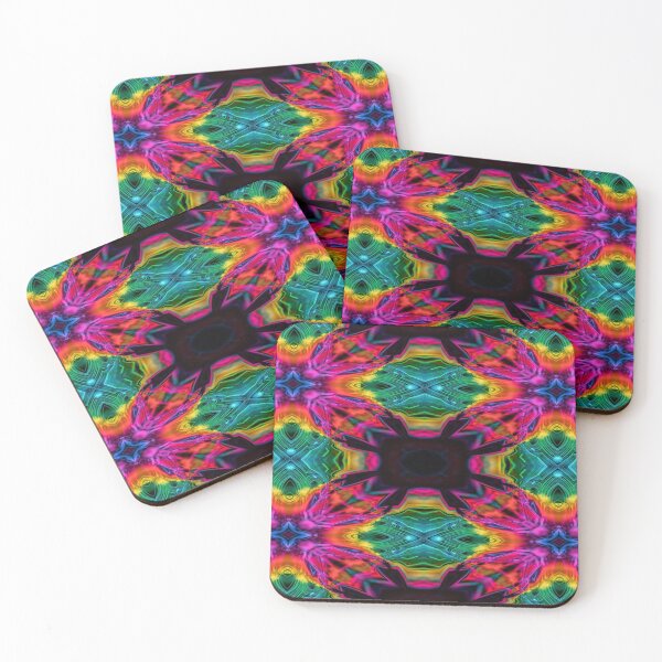 Item preview, Liquid Neon Kaleidoscope v6 Abstract Design designed and sold by GWTF-Designs.
