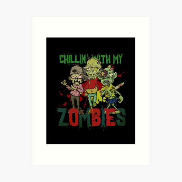 Item preview,  Zombie In Graveyard - Chill With My Zombies designed and sold by ImagesDesigns.