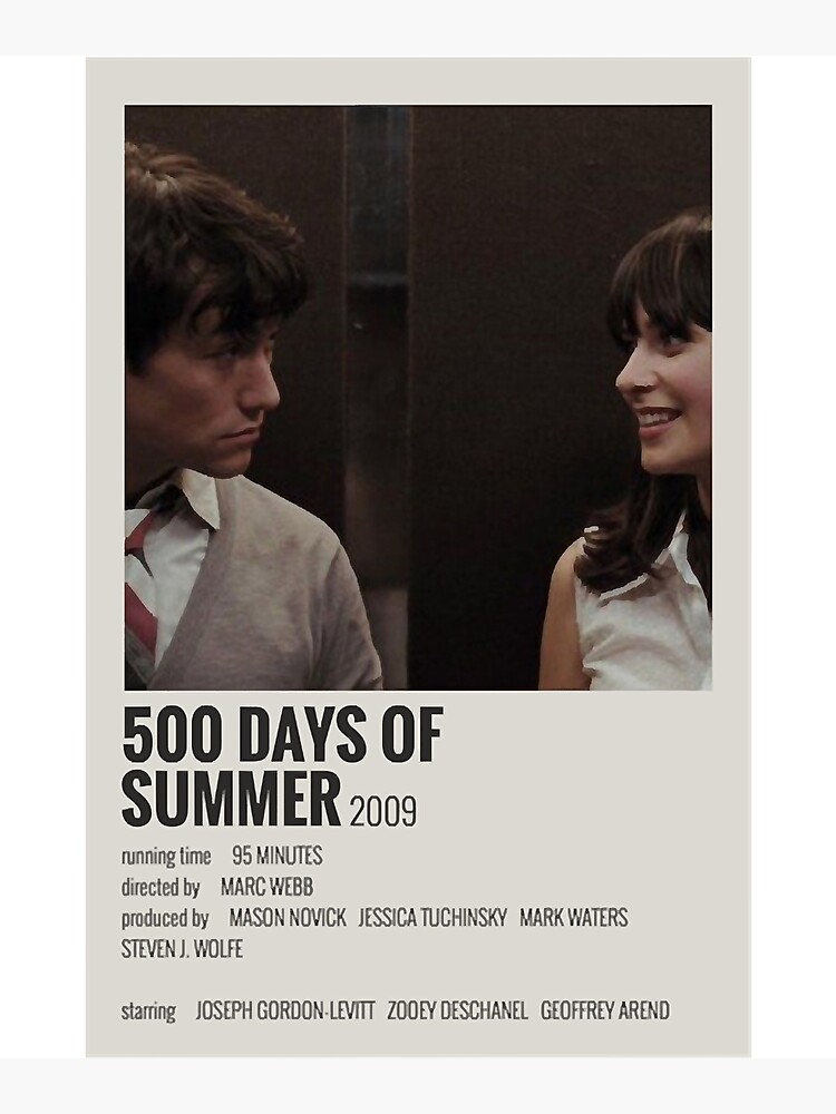 500 Days of Summer Minimalist Long Poster for Sale by RioandMeCo