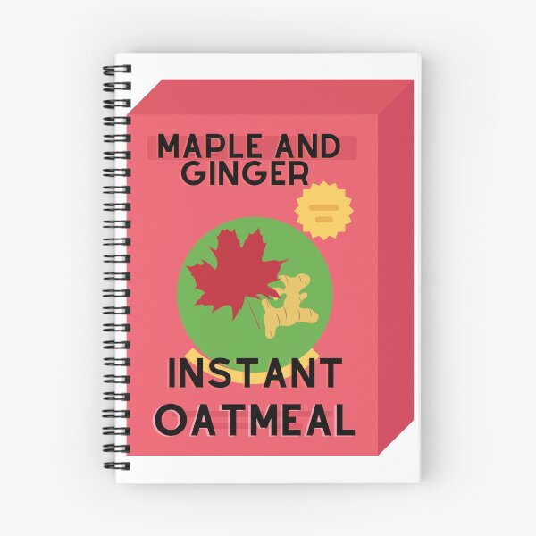 Item preview, Maple and Ginger instant oatmeal designed and sold by FemmeDeTale.