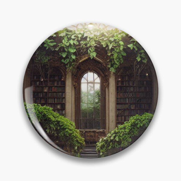 Item preview, Library filled with plants designed and sold by chatzous.