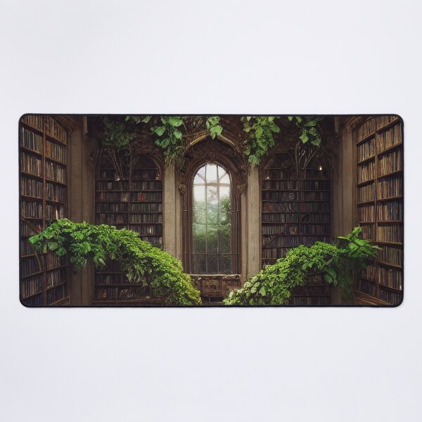 Item preview, Library filled with plants designed and sold by chatzous.