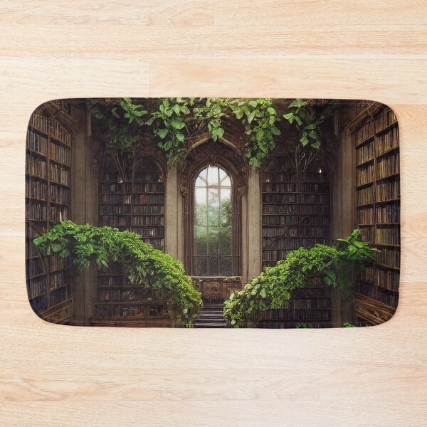 Item preview, Library filled with plants designed and sold by chatzous.
