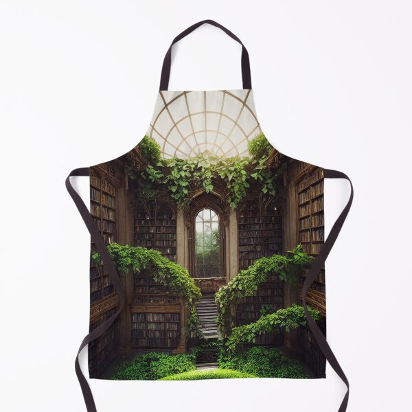 Item preview, Library filled with plants designed and sold by chatzous.