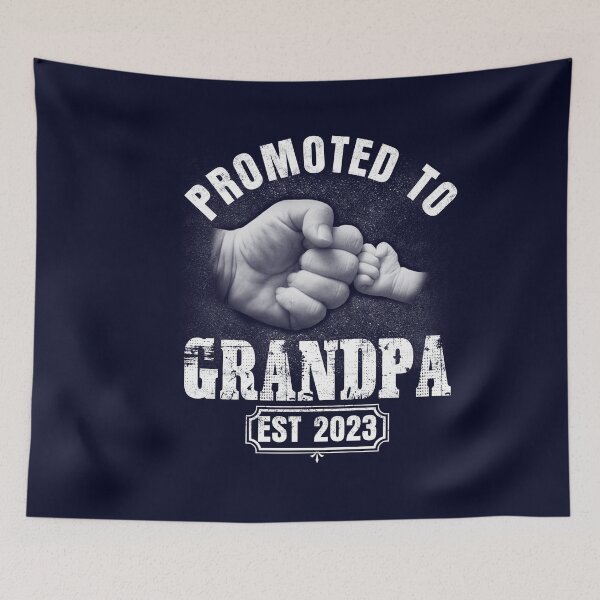 Item preview, Promoted To Grandpa Again Est 2023 - Pregnancy Father's Day designed and sold by Simeon	 Dorelus.