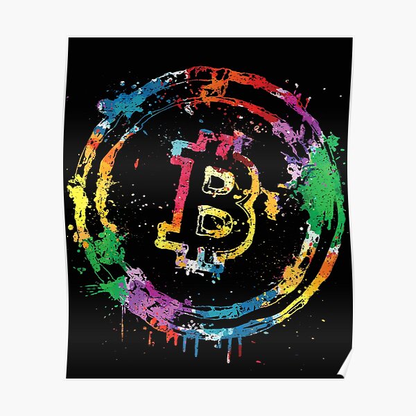 Bitcoin Colors Poster