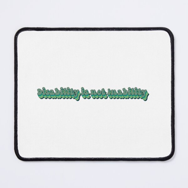 Item preview, Disability Is Not Inability T-shirt Retro designed and sold by Nerdygirlteez.