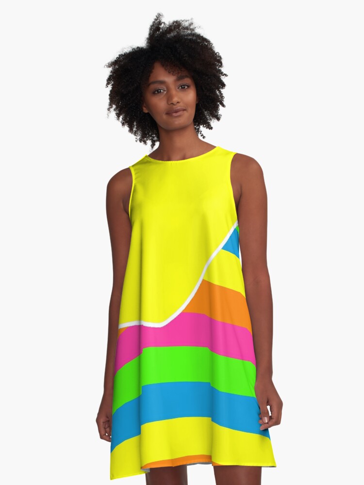 Neon colour online dress