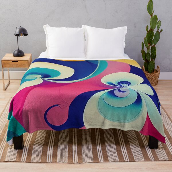 Item preview, Colorful Patterns and Curves - Created by Artificial Intelligence designed and sold by Created-by-AI.