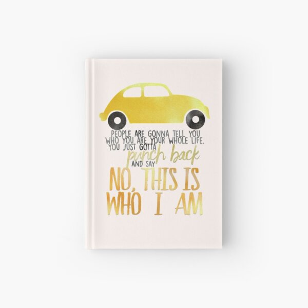 Once Upon A Time Quote - This Is Who I Am Hardcover Journal