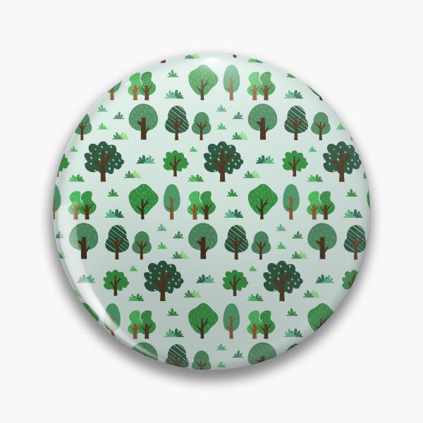 Item preview, Green trees pattern designed and sold by LaBelleMaison.