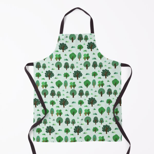 Item preview, Green trees pattern designed and sold by LaBelleMaison.
