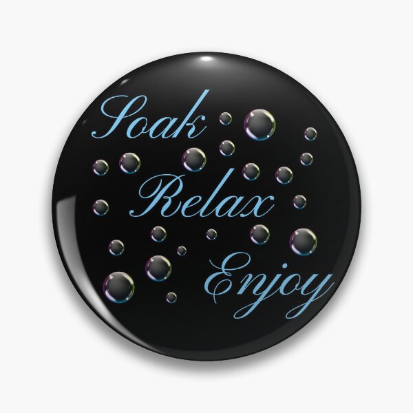Item preview, Soak, Relax, Enjoy - Bubble Bath Quote designed and sold by WisdomInspired.