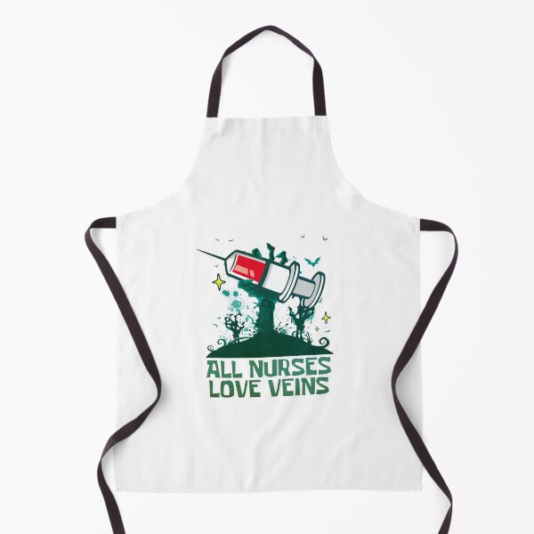 Item preview, Zombie In Graveyard - All Nurses Love Veins designed and sold by ImagesDesigns.