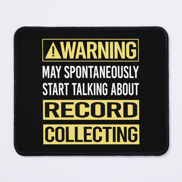 Item preview, Warning About Record Collecting Records designed and sold by WrightTrouble.