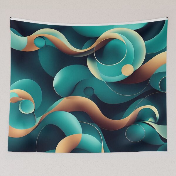 Item preview, Colorful Patterns and Curves  - Created by Artificial Intelligence designed and sold by Created-by-AI.