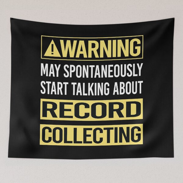 Item preview, Warning About Record Collecting Records designed and sold by WrightTrouble.