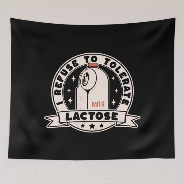Item preview, Meme I Refuse To Tolerate Lactose Funny Milk Retro Vintage designed and sold by Trostberger.