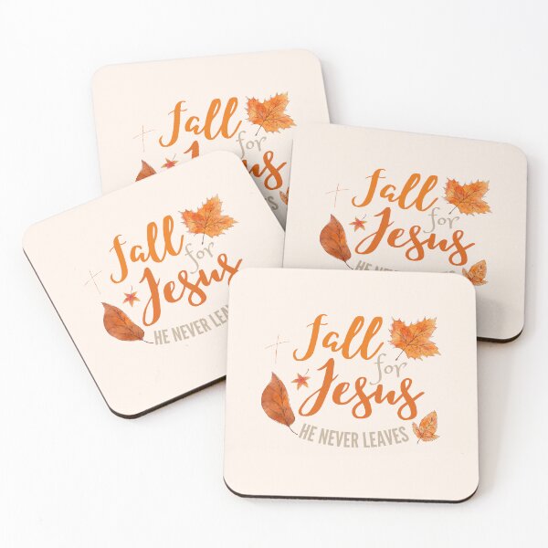 Item preview, Fall For Jesus He Never Leaves designed and sold by Lorrre.