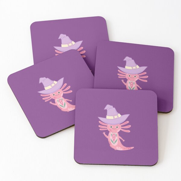Item preview, Cute axolotl in witch costume designed and sold by Benlaniboutique.