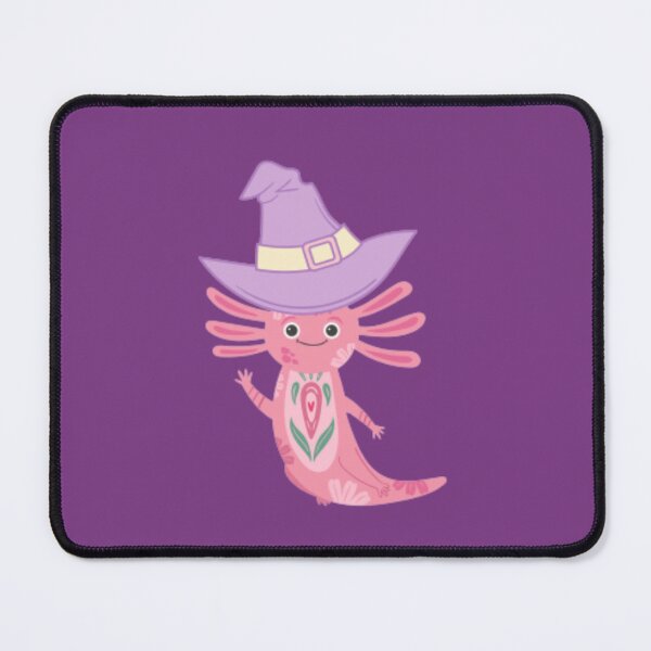 Item preview, Cute axolotl in witch costume designed and sold by Benlaniboutique.
