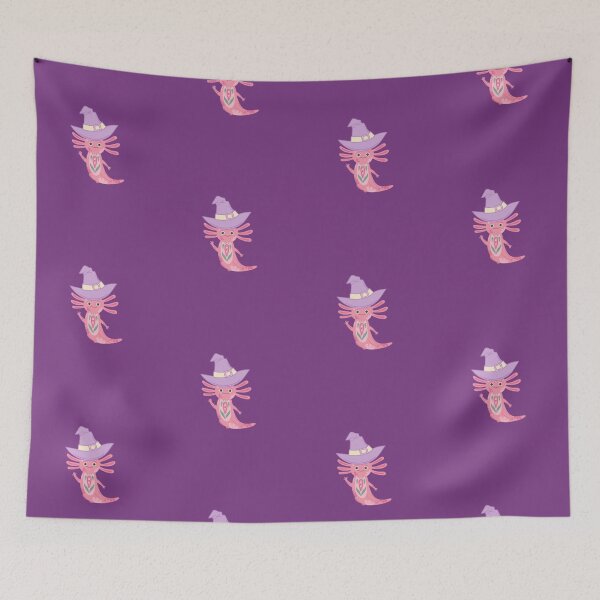 Item preview, Cute axolotl in witch costume designed and sold by Benlaniboutique.