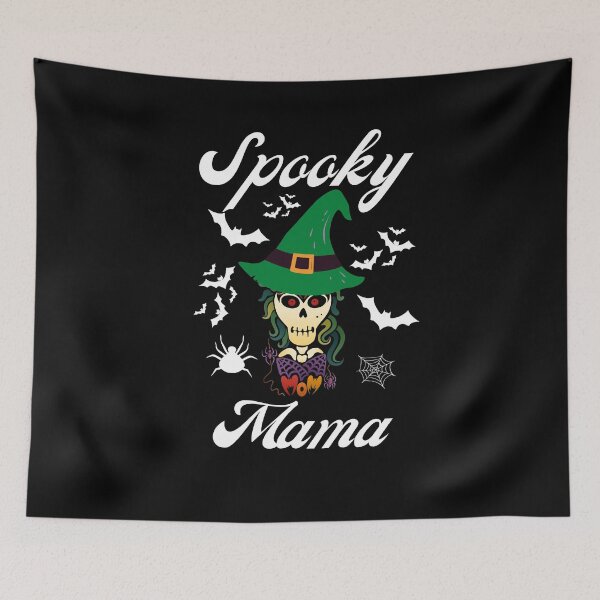 Item preview, Groovy One Spooky Mama Witchy Mama Skull Witch Grandma Halloween  designed and sold by medbouk1.