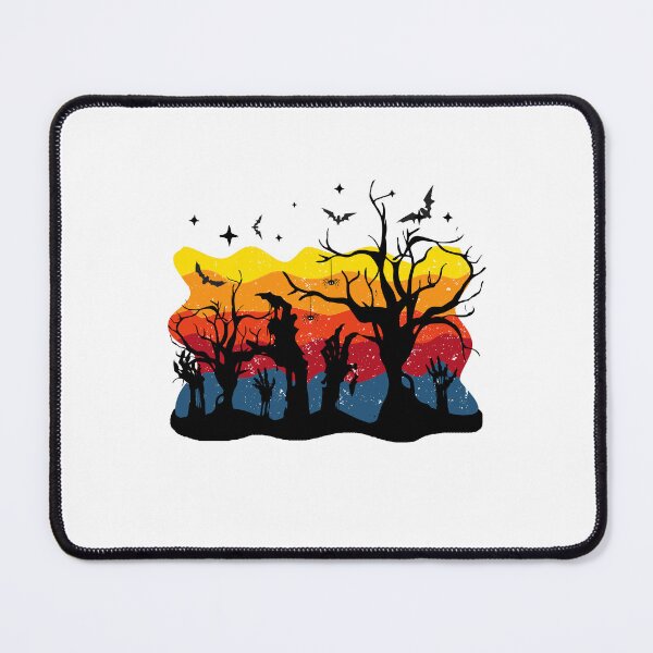 Item preview,  Zombie In Graveyard - Scary Trees And Bats designed and sold by ImagesDesigns.