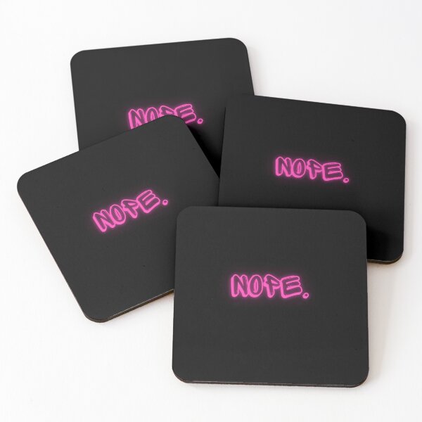 Item preview, Nope. Feisty Pink designed and sold by AlleghenyDesign.