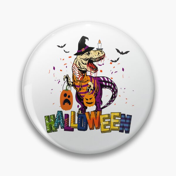 Item preview,   Zombie In Graveyard -  Zombie Dinosaur Halloween And Pumkins  designed and sold by ImagesDesigns.